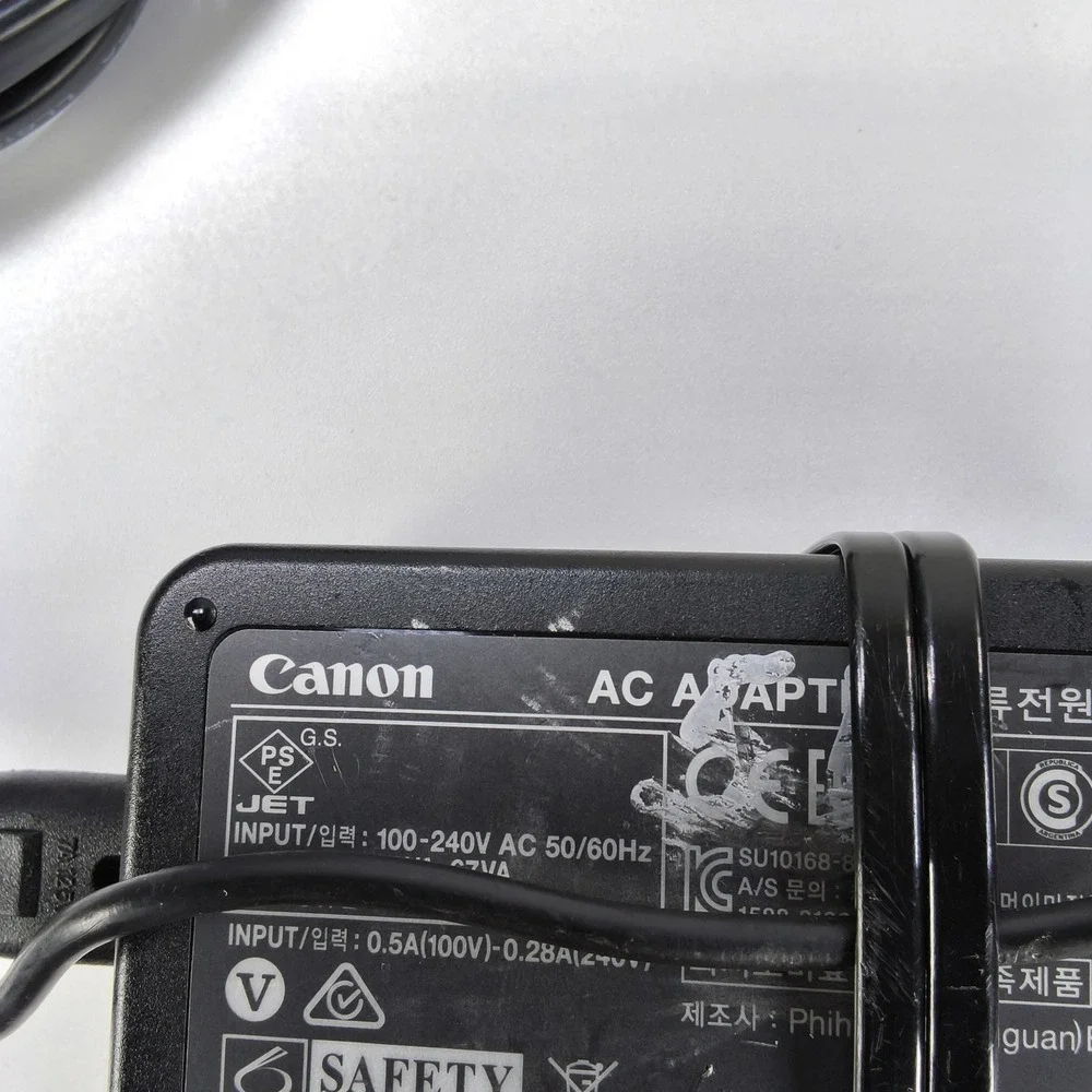 Canon AC Adapter AC-E6 and DC Coupler DR-E6 Power Kit for EOS DSLR Cameras